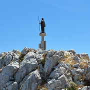 153 Eindelijk helemaal boven op de Monte Pellegrino